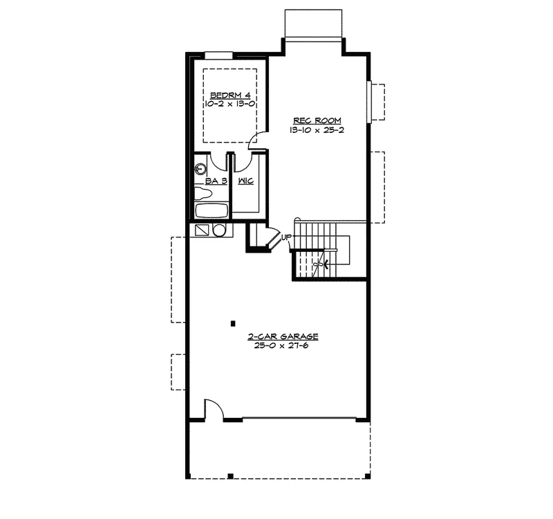 Country House Plan Lower Level Floor - Lindley Forest Two-Story Home 071D-0078 - Shop House Plans and More