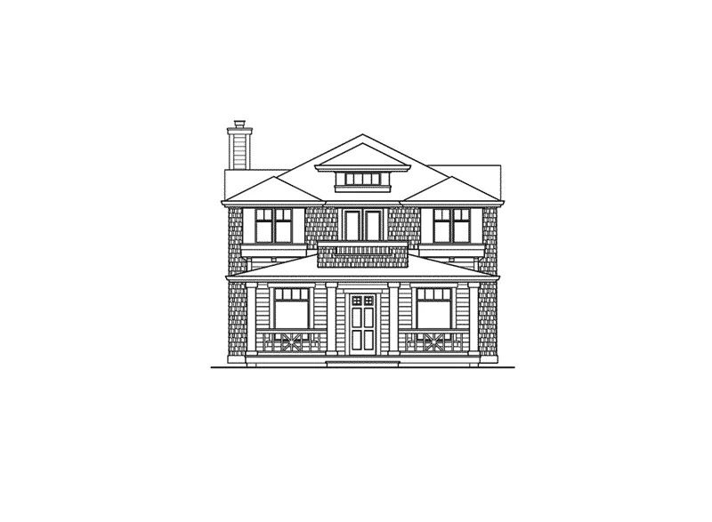 Modern House Plan Front Elevation - Heatherstone Ridge Southern 071D-0079 - Search House Plans and More