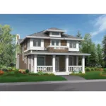 Craftsman Home Design Perfect For A Narrow Lot