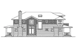 Traditional House Plan Left Elevation - Heatherstone Ridge Southern 071D-0079 - Search House Plans and More