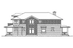 Modern House Plan Right Elevation - Heatherstone Ridge Southern 071D-0079 - Search House Plans and More