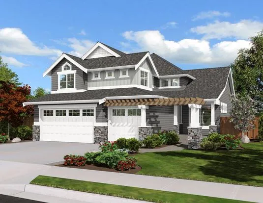 Southern House Plan Front Photo 02 - Garden Valley Craftsman Home 071D-0080 - Search House Plans and More