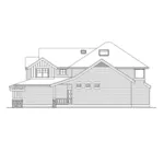 Country House Plan Right Elevation - Garden Valley Craftsman Home 071D-0080 - Search House Plans and More