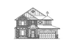 Traditional House Plan Front Elevation - Dylan Creek Traditional Home 071D-0081 - Search House Plans and More