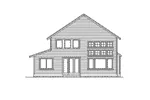 Traditional House Plan Rear Elevation - Dylan Creek Traditional Home 071D-0081 - Search House Plans and More