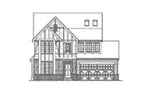 Modern House Plan Front Elevation - Beachland Tudor Home 071D-0082 - Search House Plans and More