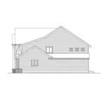 Modern House Plan Right Elevation - Beachland Tudor Home 071D-0082 - Search House Plans and More