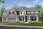 Luxury Craftsman Style House With Hip Gabled Roof