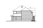 Shingle House Plan Left Elevation - Sofia Luxury Craftsman Home 071D-0084 - Shop House Plans and More