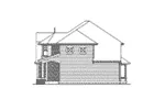 Shingle House Plan Right Elevation - Sofia Luxury Craftsman Home 071D-0084 - Shop House Plans and More