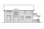Traditional House Plan Left Elevation - Valmeyer Narrow Lot Home 071D-0085 - Shop House Plans and More