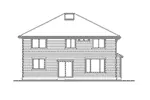Traditional House Plan Rear Elevation - Glen Arden Craftsman Home 071D-0089 - Search House Plans and More