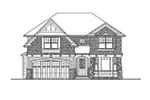 Traditional House Plan Front Elevation - Buxton Heights Country Home 071D-0090 - Search House Plans and More