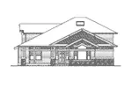 Traditional House Plan Front Elevation - Pocahontas Arts And Crafts Home 071D-0091 - Shop House Plans and More