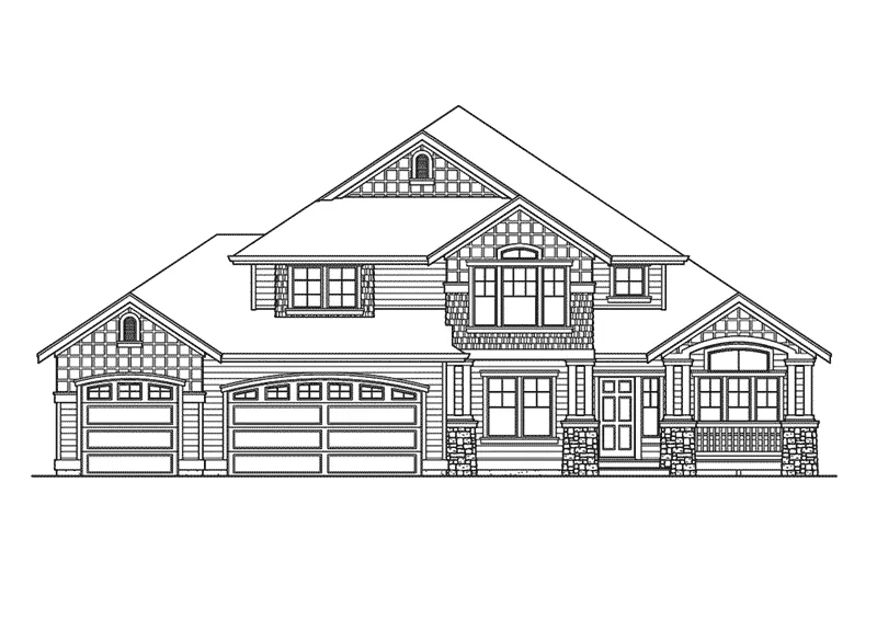 Country House Plan Front Elevation - Finsbury Rustic Home 071D-0092 - Search House Plans and More