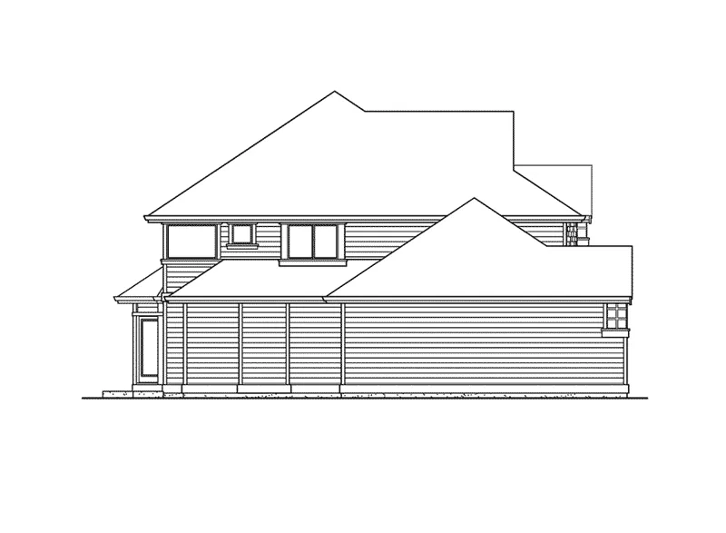 Country House Plan Left Elevation - Finsbury Rustic Home 071D-0092 - Search House Plans and More