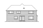 English Cottage House Plan Rear Elevation - Augustine Woods Tudor Home 071D-0093 - Search House Plans and More