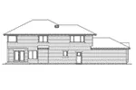 Craftsman House Plan Left Elevation - Mango Sleek Sunbelt Home 071D-0094 - Shop House Plans and More