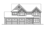 Southern House Plan Front Elevation - Melton Country Home 071D-0095 - Shop House Plans and More