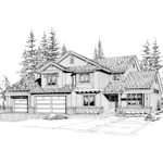 Stylish House Has Craftsman Style Accents