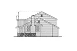 Contemporary House Plan Right Elevation - Mellerstain Craftsman Home 071D-0097 - Shop House Plans and More