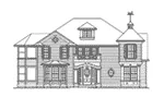 Traditional House Plan Front Elevation - Corina Place Traditional Home 071D-0099 - Search House Plans and More