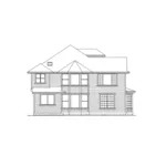 Traditional House Plan Left Elevation - Corina Place Traditional Home 071D-0099 - Search House Plans and More