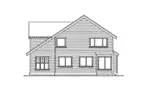 Modern House Plan Rear Elevation - Silvermill Craftsman Home 071D-0100 - Shop House Plans and More