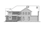 Southern House Plan Right Elevation - Silvermill Craftsman Home 071D-0100 - Shop House Plans and More