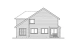 Arts & Crafts House Plan Rear Elevation - Turnberry Forest Craftsman Home 071D-0102 - Shop House Plans and More
