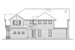 Modern House Plan Right Elevation - Turnberry Forest Craftsman Home 071D-0102 - Shop House Plans and More
