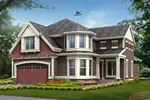 Country House Plan Front of Home - Orford Craftsman Home 071D-0103 - Shop House Plans and More