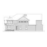 Vacation House Plan Right Elevation - Orford Craftsman Home 071D-0103 - Shop House Plans and More