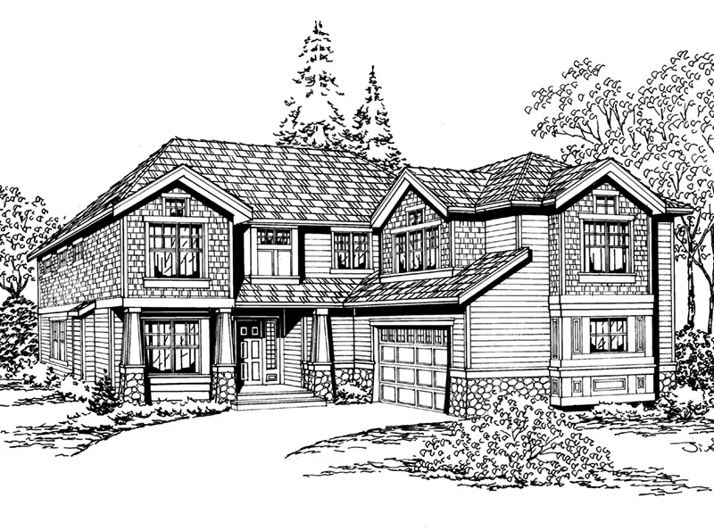 Southern House Plan Front Image of House - Norfork Traditional Home 071D-0104 - Shop House Plans and More