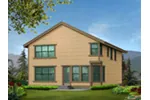Shingle House Plan Rear Photo 01 - Riding Hill Craftsman Home 071D-0105 - Shop House Plans and More