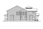 Mountain House Plan Left Elevation - Glen Alpine Craftsman Home 071D-0106 - Search House Plans and More