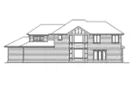Arts & Crafts House Plan Rear Elevation - Jontell Luxury Style Home 071D-0109 - Search House Plans and More