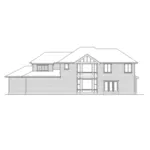 Arts & Crafts House Plan Rear Elevation - Jontell Luxury Style Home 071D-0109 - Search House Plans and More