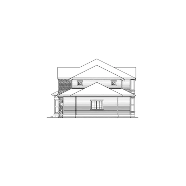 Arts & Crafts House Plan Right Elevation - Jontell Luxury Style Home 071D-0109 - Search House Plans and More