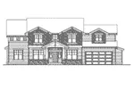 Traditional House Plan Front Elevation - Enderby Craftsman Home 071D-0110 - Search House Plans and More