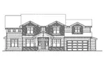 Craftsman House Plan Front Elevation - Enderby Craftsman Home 071D-0110 - Search House Plans and More