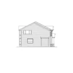 Craftsman House Plan Left Elevation - Enderby Craftsman Home 071D-0110 - Search House Plans and More