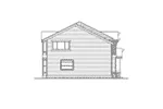 Modern House Plan Left Elevation - Rockbrook Craftsman Home 071D-0111 - Shop House Plans and More