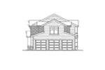 Shingle House Plan Right Elevation - Rockbrook Craftsman Home 071D-0111 - Shop House Plans and More