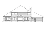 Southern House Plan Rear Elevation - Hilda Park Craftsman Home 071D-0112 - Search House Plans and More
