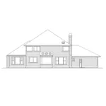 Modern House Plan Rear Elevation - Hilda Park Craftsman Home 071D-0112 - Search House Plans and More