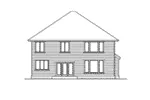 Traditional House Plan Rear Elevation - Berringer Craftsman Home 071D-0113 - Search House Plans and More
