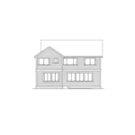 Modern House Plan Rear Elevation - Dalhousie Craftsman Home 071D-0114 - Search House Plans and More