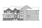 Traditional House Plan Right Elevation - Dalhousie Craftsman Home 071D-0114 - Search House Plans and More