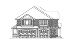 Craftsman House Plan Left Elevation - Tyson Valley Craftsman Home 071D-0115 - Shop House Plans and More